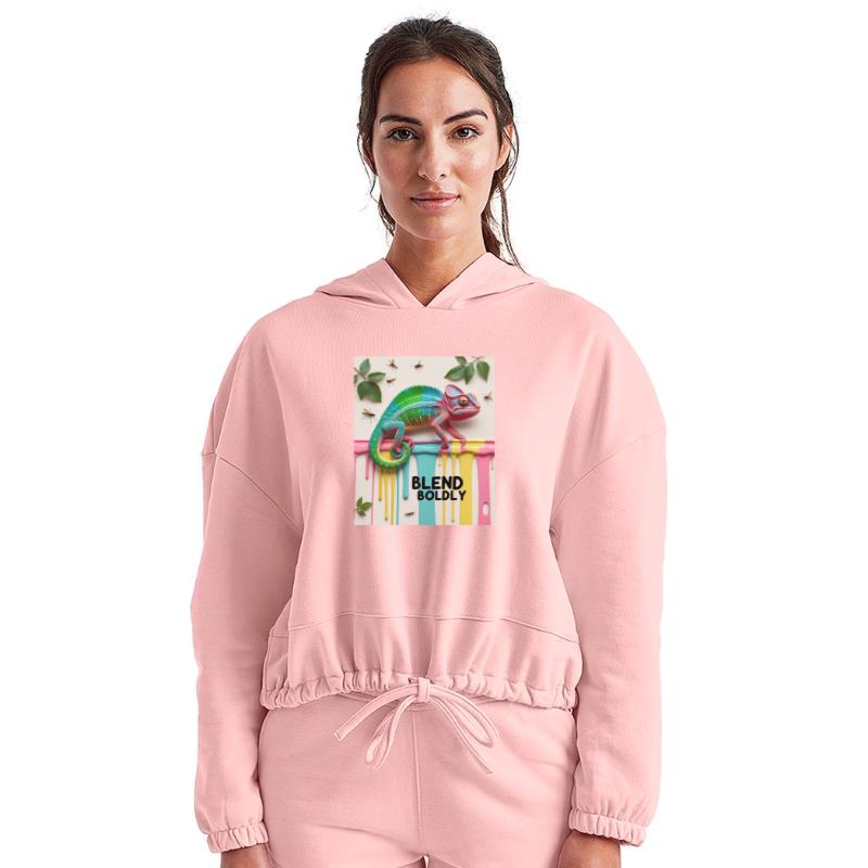 Blend Boldly T-Shirt – Rainbow Gradient Chameleon