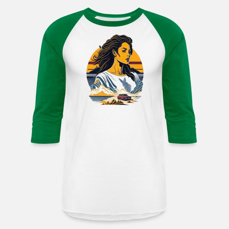 confident lady on natural beach