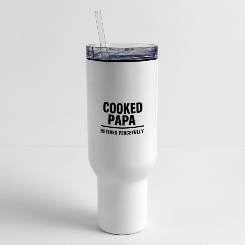 Cooked Papa Retired Peacefully T-shirt