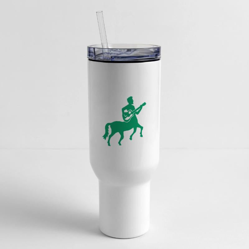 Cool guitar player centaur mythical creature man