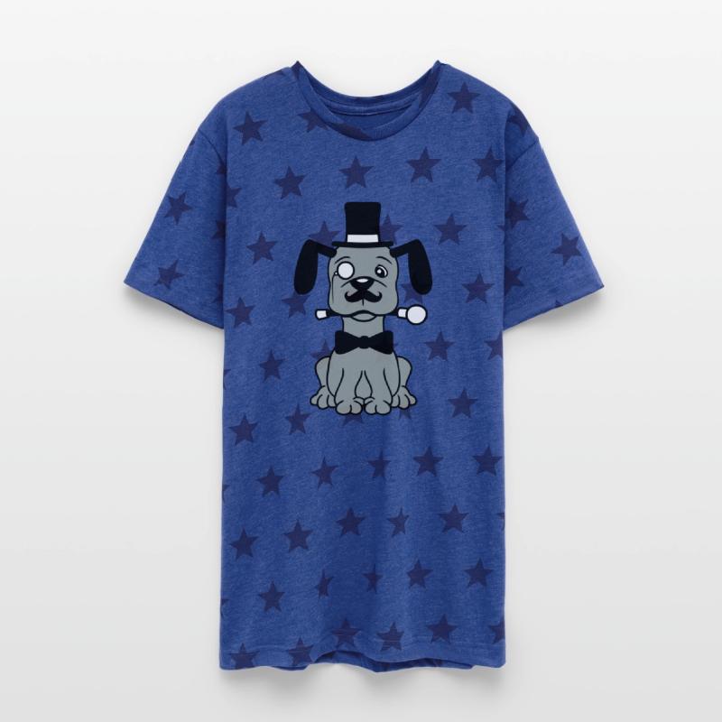 Dog Mr. Sir Top Hat Monocle Glasses Rich Gentleman