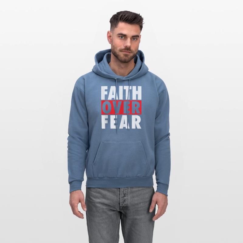 Faith Over Fear Inspirational Pro Christian