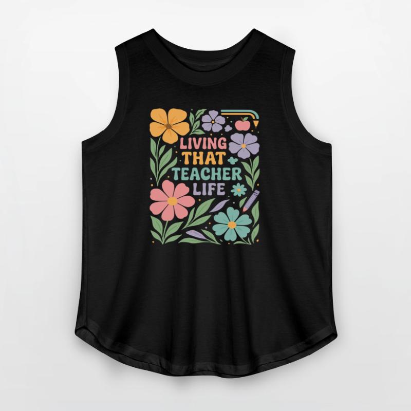 Floral Teacher Life Illustration