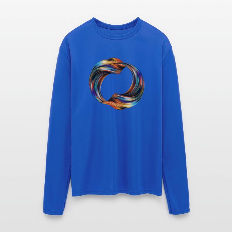 Flow of Colors in a Circular Design