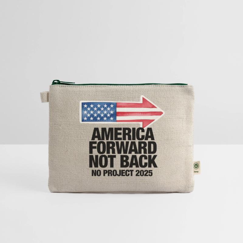 Forward Not Back No Project 2025 American Flag