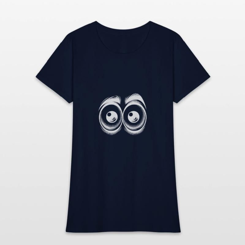 Funny Eyes With A Fixed Gaze