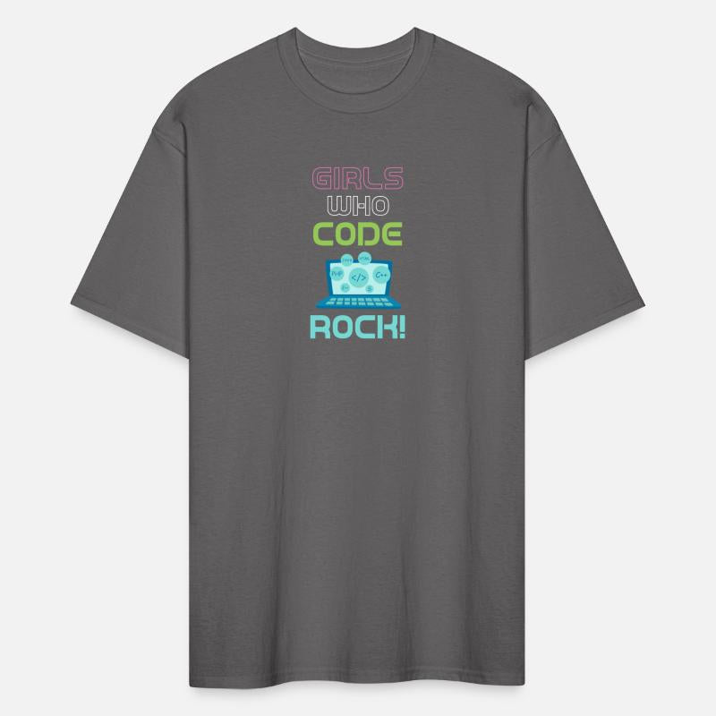 Girls Who Code Rock! Programmer Computer