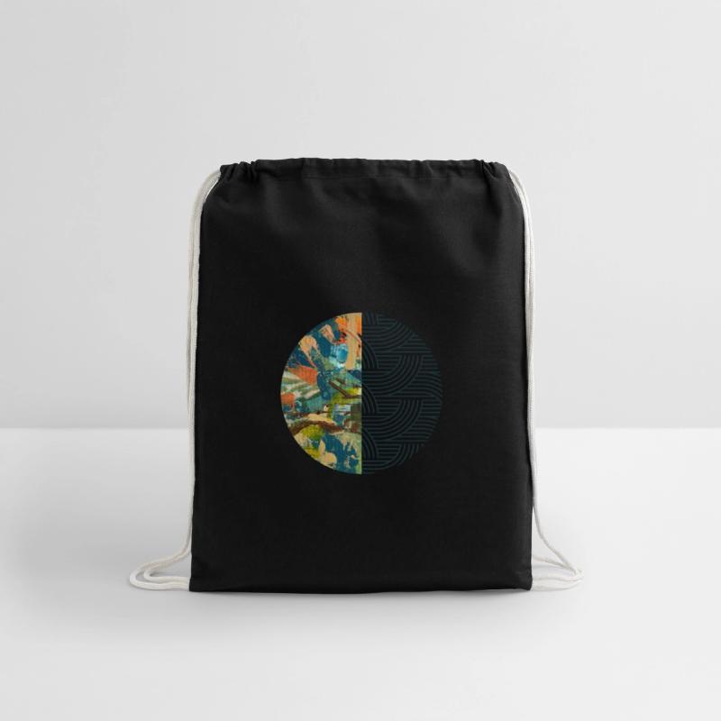 Green Organic Duality Minimalist Abstract Geometry