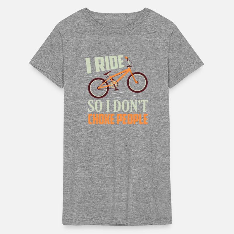 I Ride So I Don't Choke People Biking Cycling