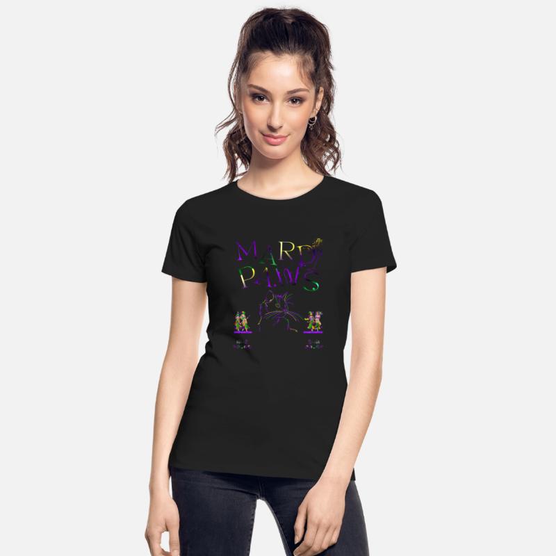 mardi gras funny dancing queen- kawii cat T-shirt