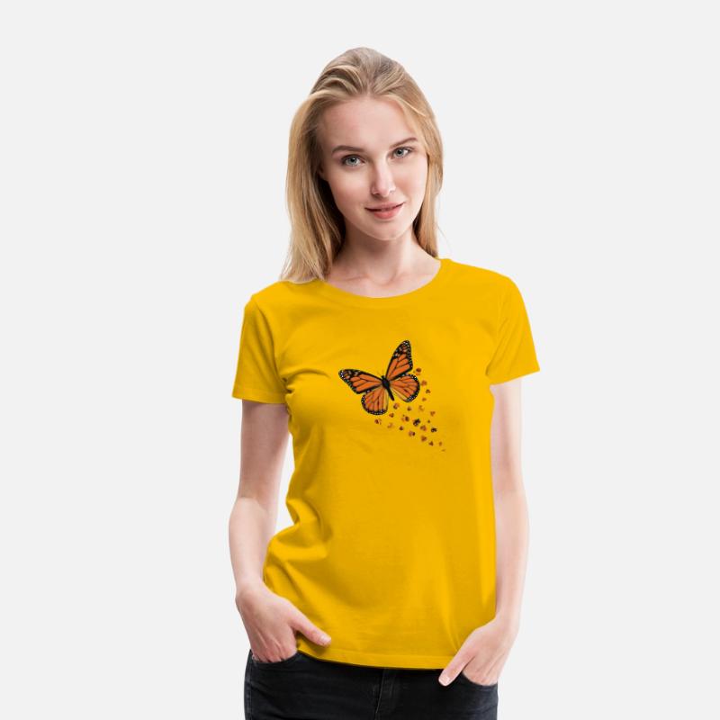 Monarch Butterfly Love Heart for Women and Girls