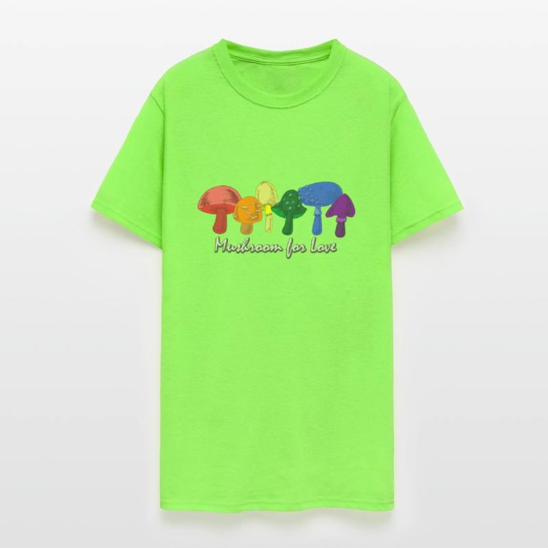 Mushroom for Love - Subtle Rainbow LGBTQ+ Pride