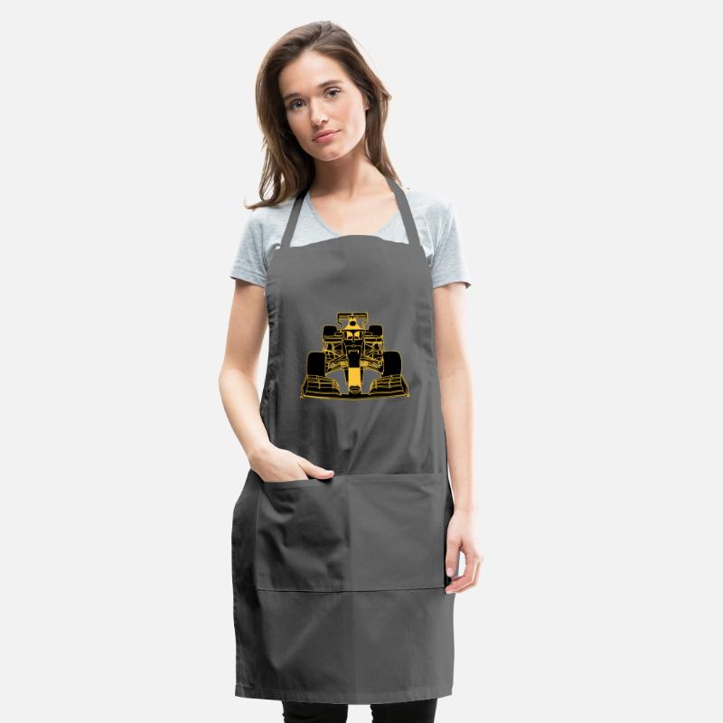 Racing car formula racing car yellow