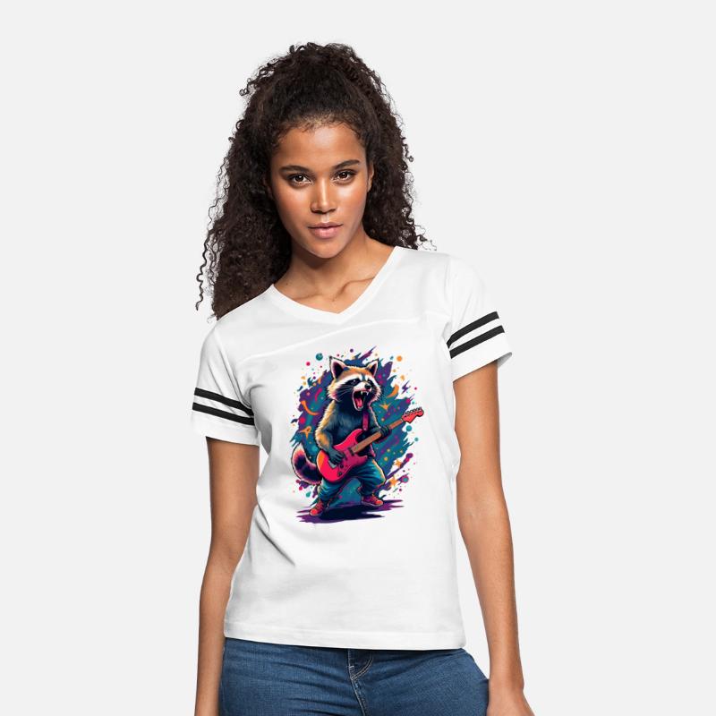 Rocking Raccoon Guitar Player Concert Festival