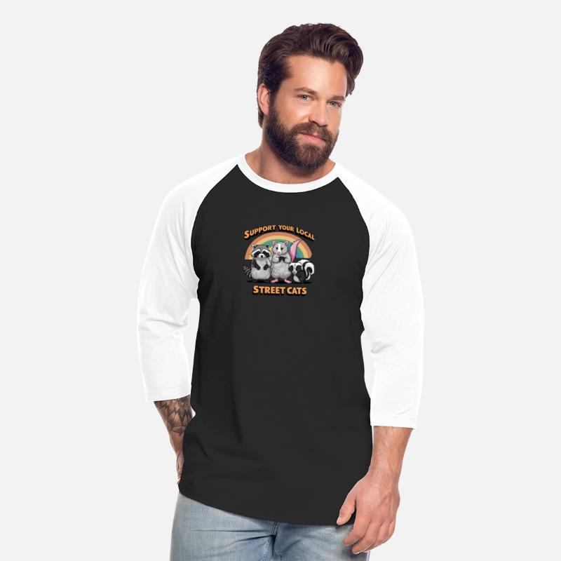 Support Your Local Street Cats Raccoon T-Shirt