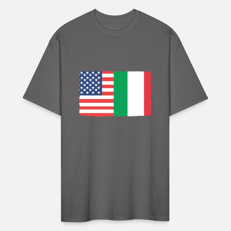 USA Italy Italian American Flag