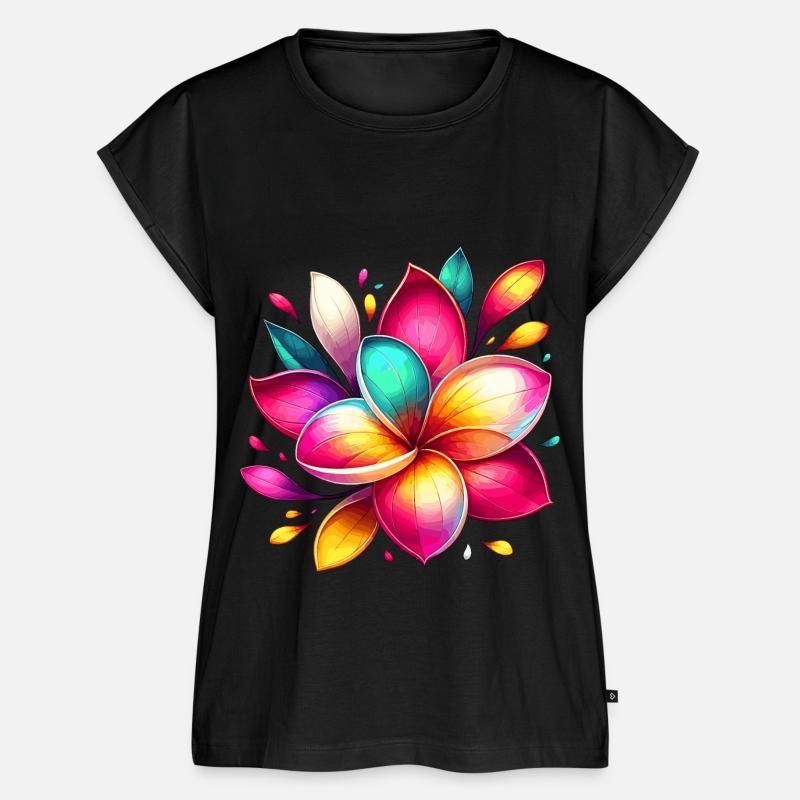 Vibrant Floral Burst in Rainbow Colors
