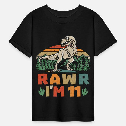 11th Birthday Dinosaur T Rex I'm 11 For Boys