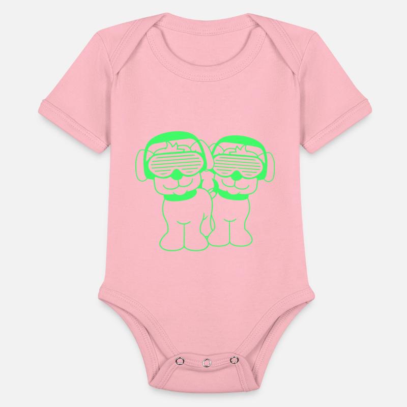 2 DJ Dog Team Pet Sunglasses Headphone Music Party