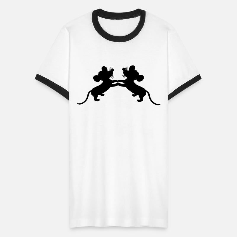 2 Mice Dance Hands Holding Couple Team Fun Friends