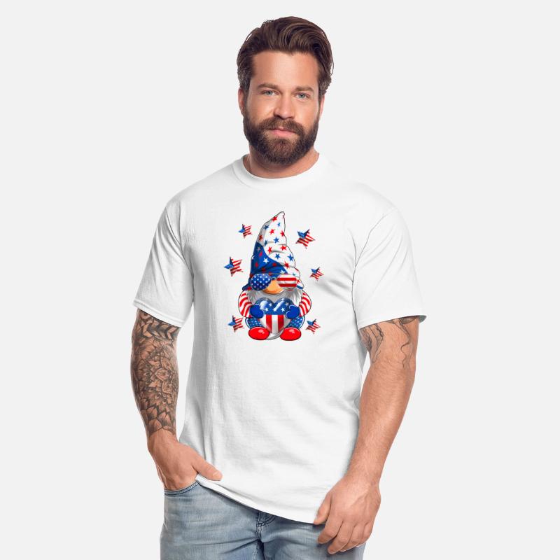 4th Of July Patriotic Gnome Funny American Flag