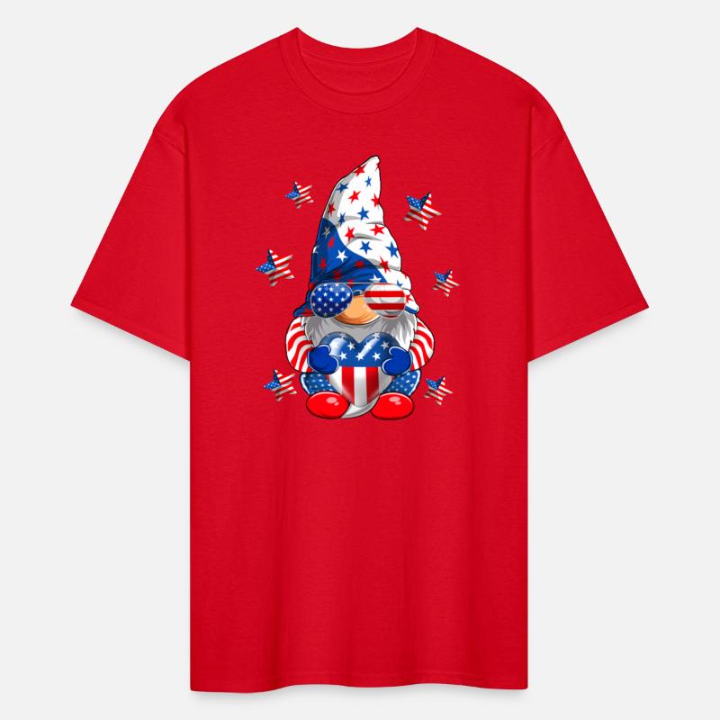 4th Of July Patriotic Gnome Funny American Flag