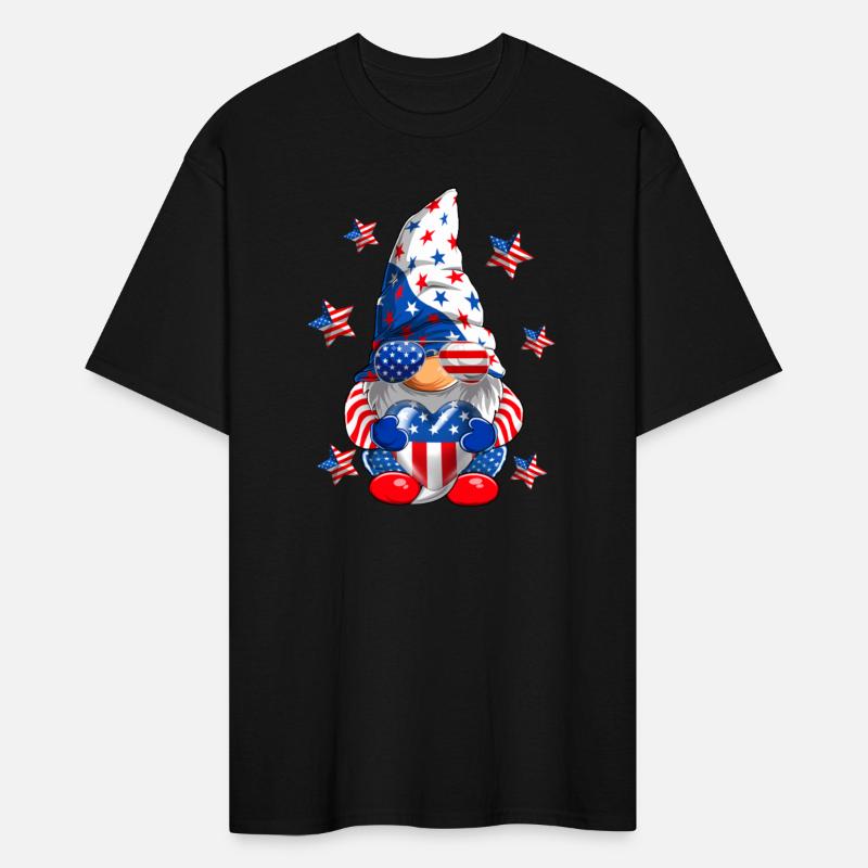 4th Of July Patriotic Gnome Funny American Flag