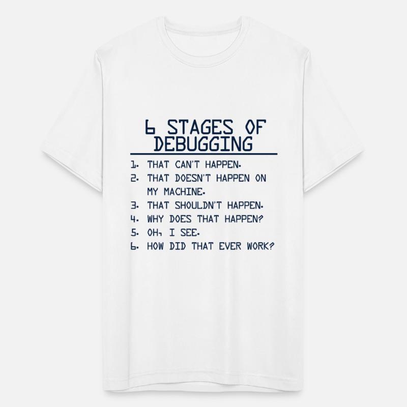 6 Stages Of Debugging Computer Programmer