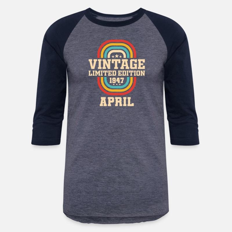 76th birthday April vintage 1947 vintage