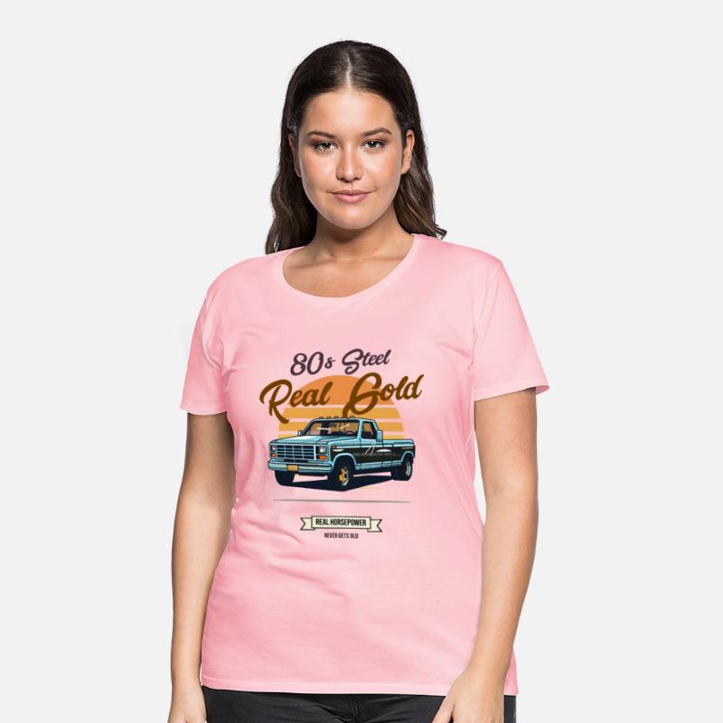 80s Steel Real Gold Classic Retro Truck Sunset