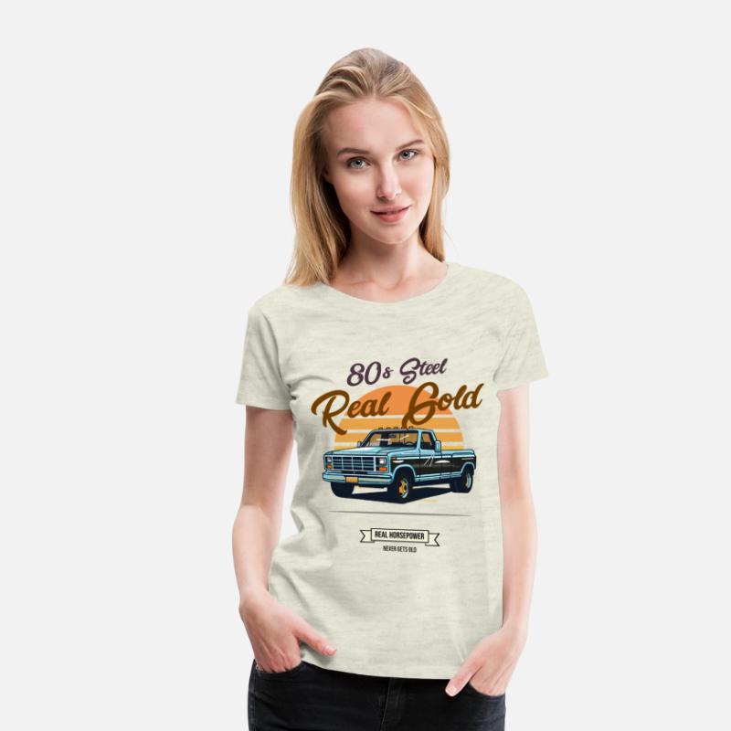 80s Steel Real Gold Classic Retro Truck Sunset