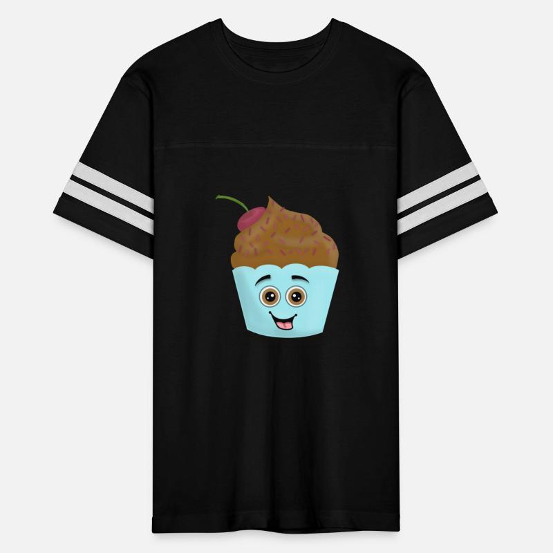 A cool muffin with big eyes