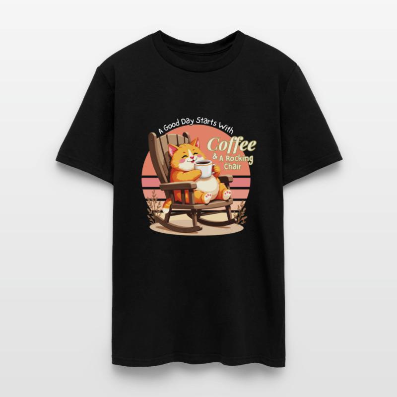A Good Day Starts With Coffee - T-shirt Design