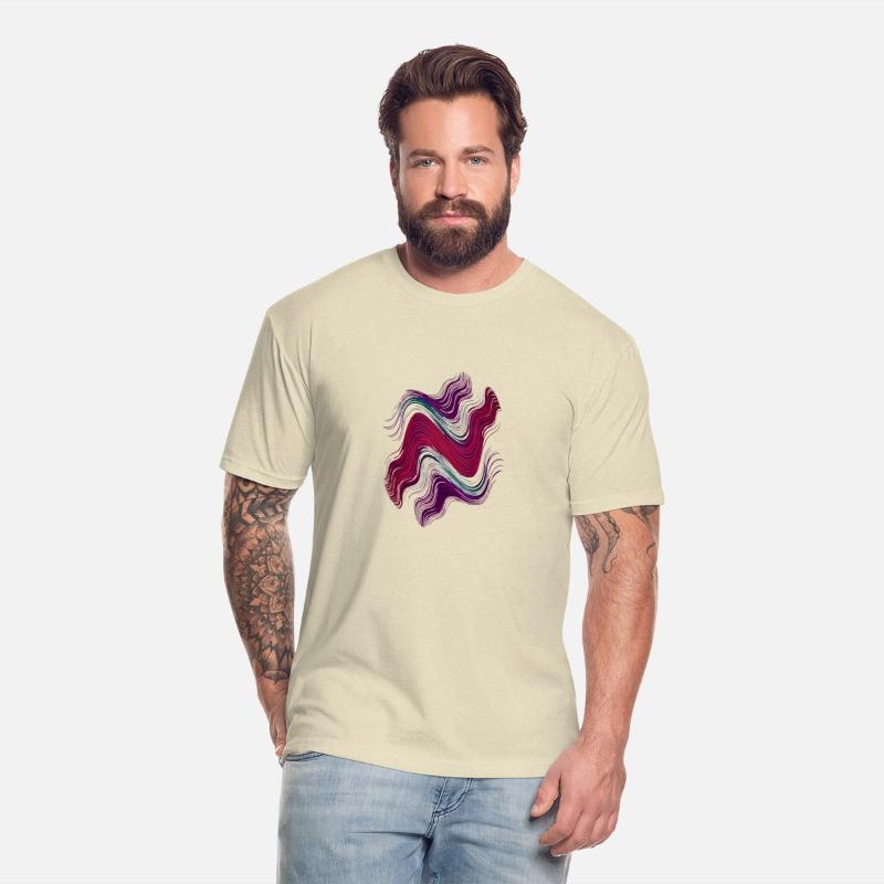 Abstract Vibrant Wave Art