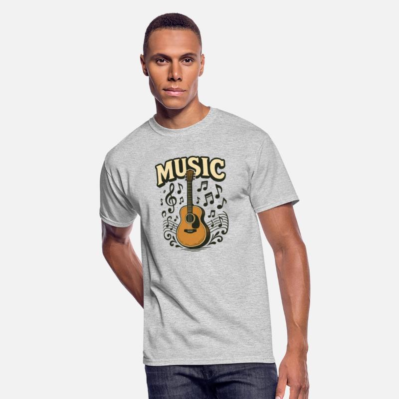 Acoustic Guitar Music Illustration