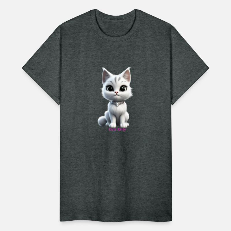 Adorable Fluffy White Kitty