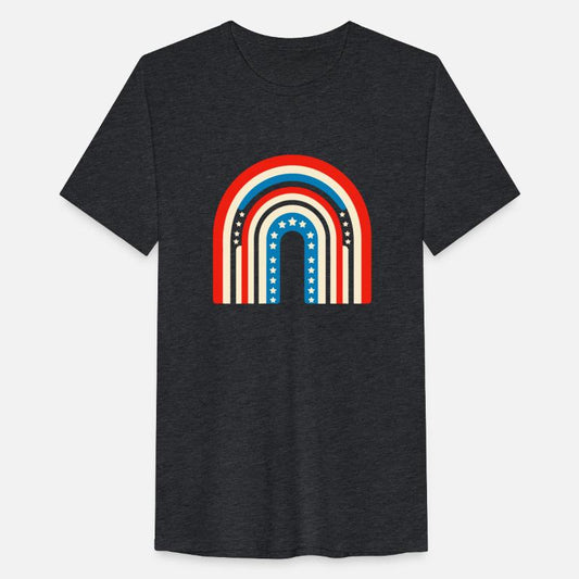 American flag rainbow