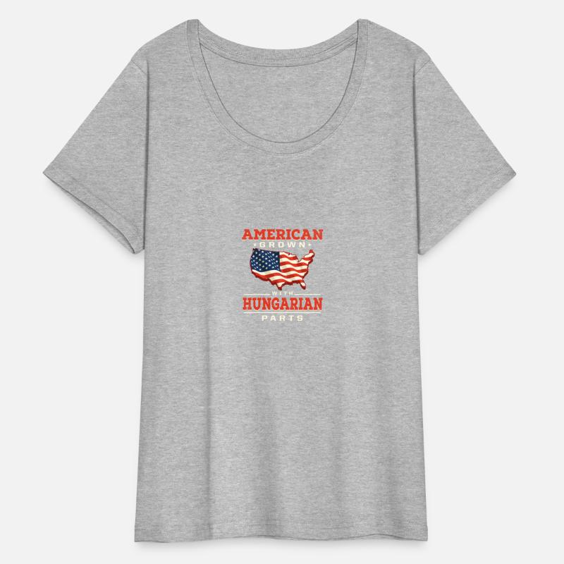 American Grown with Hungarian Parts Patriotic Hung
