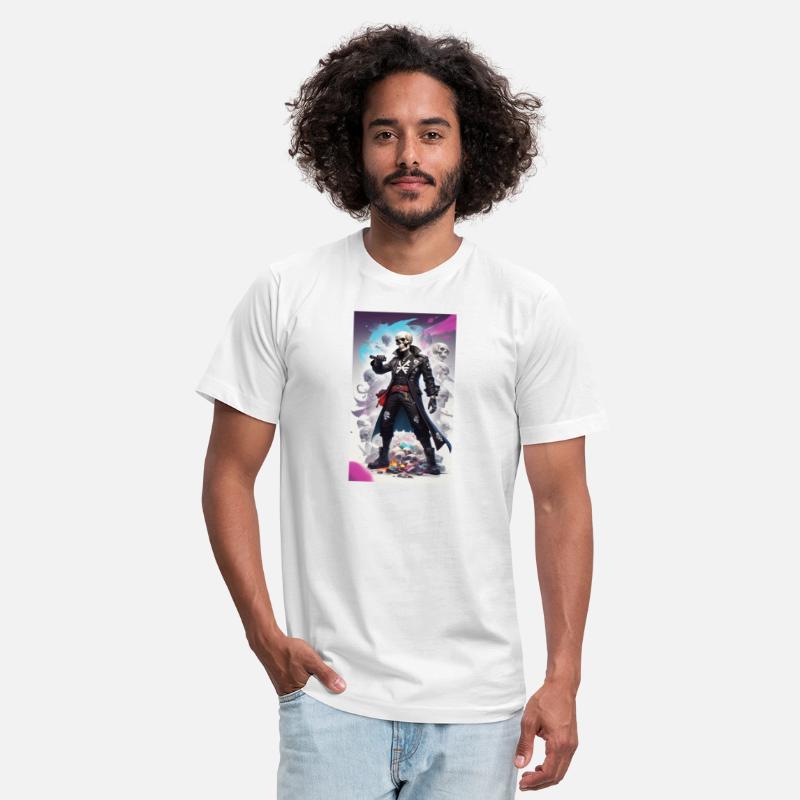 and a l background, suitable for a t-shirt design: