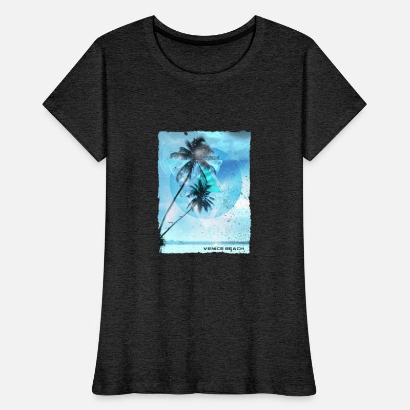 Artistic Venice Beach California Palm Tree