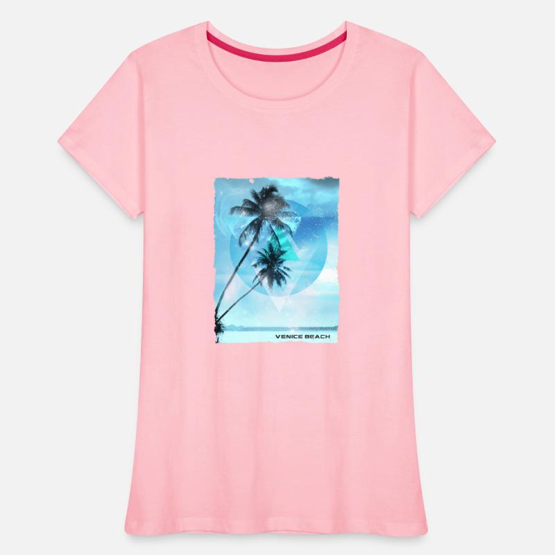 Artistic Venice Beach California Palm Tree