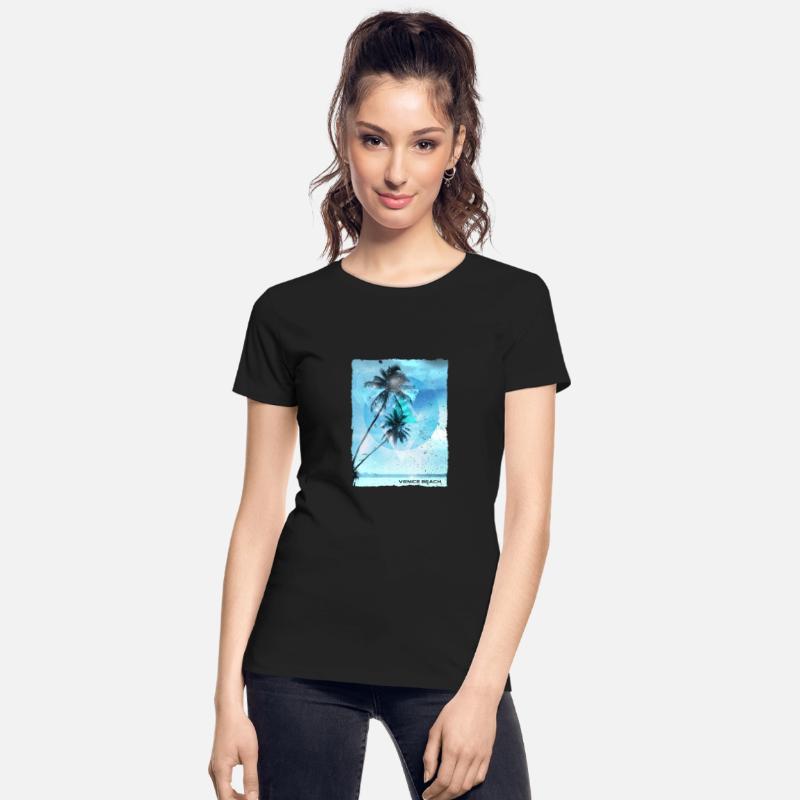 Artistic Venice Beach California Palm Tree