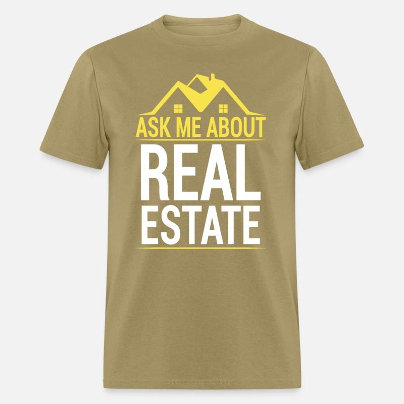 Asks Me About Real Estate Funny Pun Realtor Agent