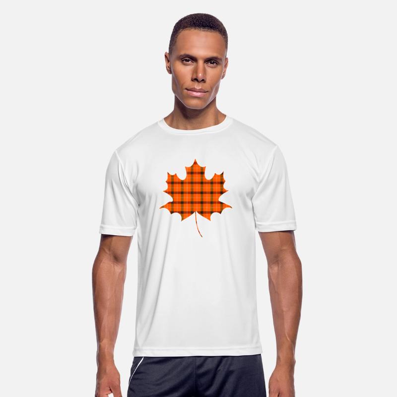 Autumn Leaf Shirt For Men Women Leaf Orange