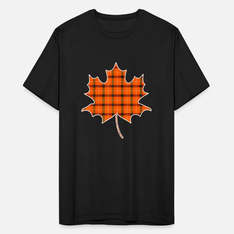 Autumn Leaf Shirt For Men Women Leaf Orange