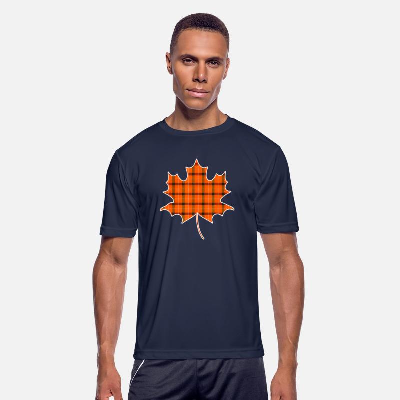 Autumn Leaf Shirt For Men Women Leaf Orange