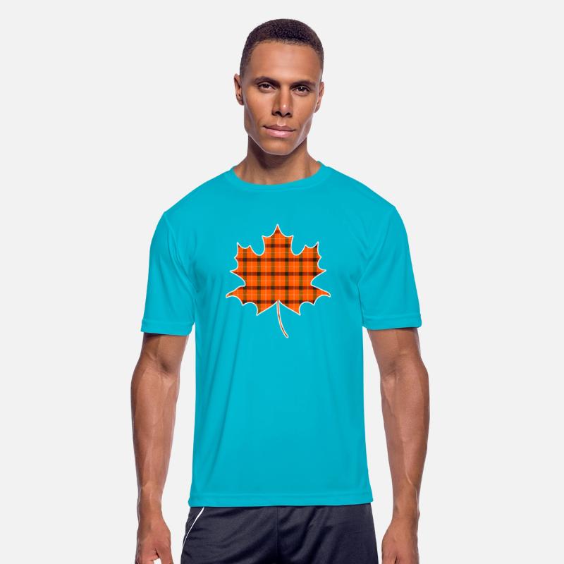 Autumn Leaf Shirt For Men Women Leaf Orange