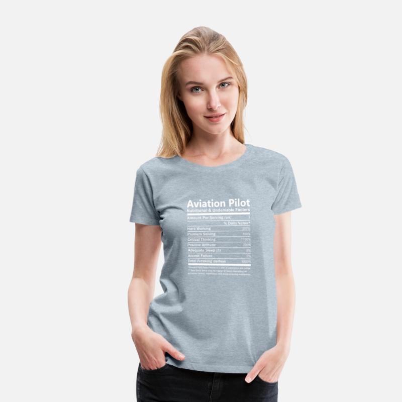 Aviation Pilot T Shirt - Nutritional And Undeniabl