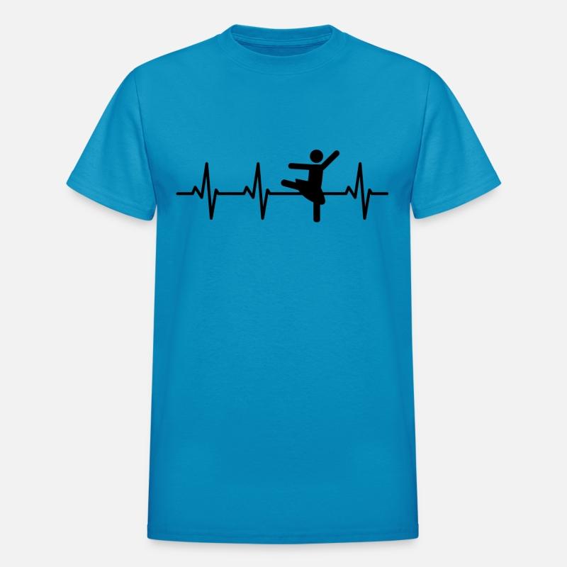 Ballet Dancer Stickfigures Pulse Line