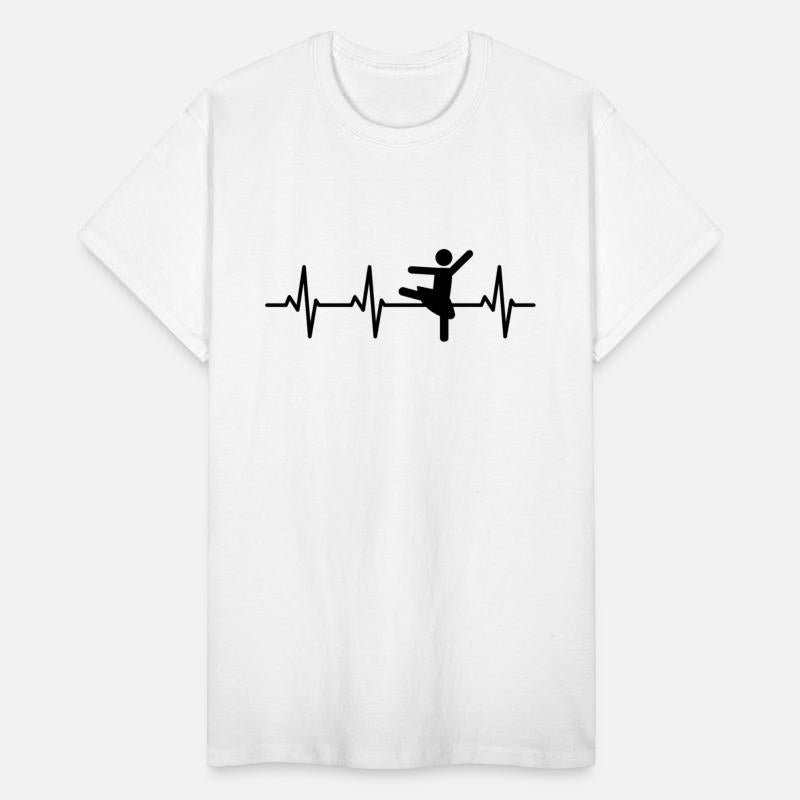 Ballet Dancer Stickfigures Pulse Line